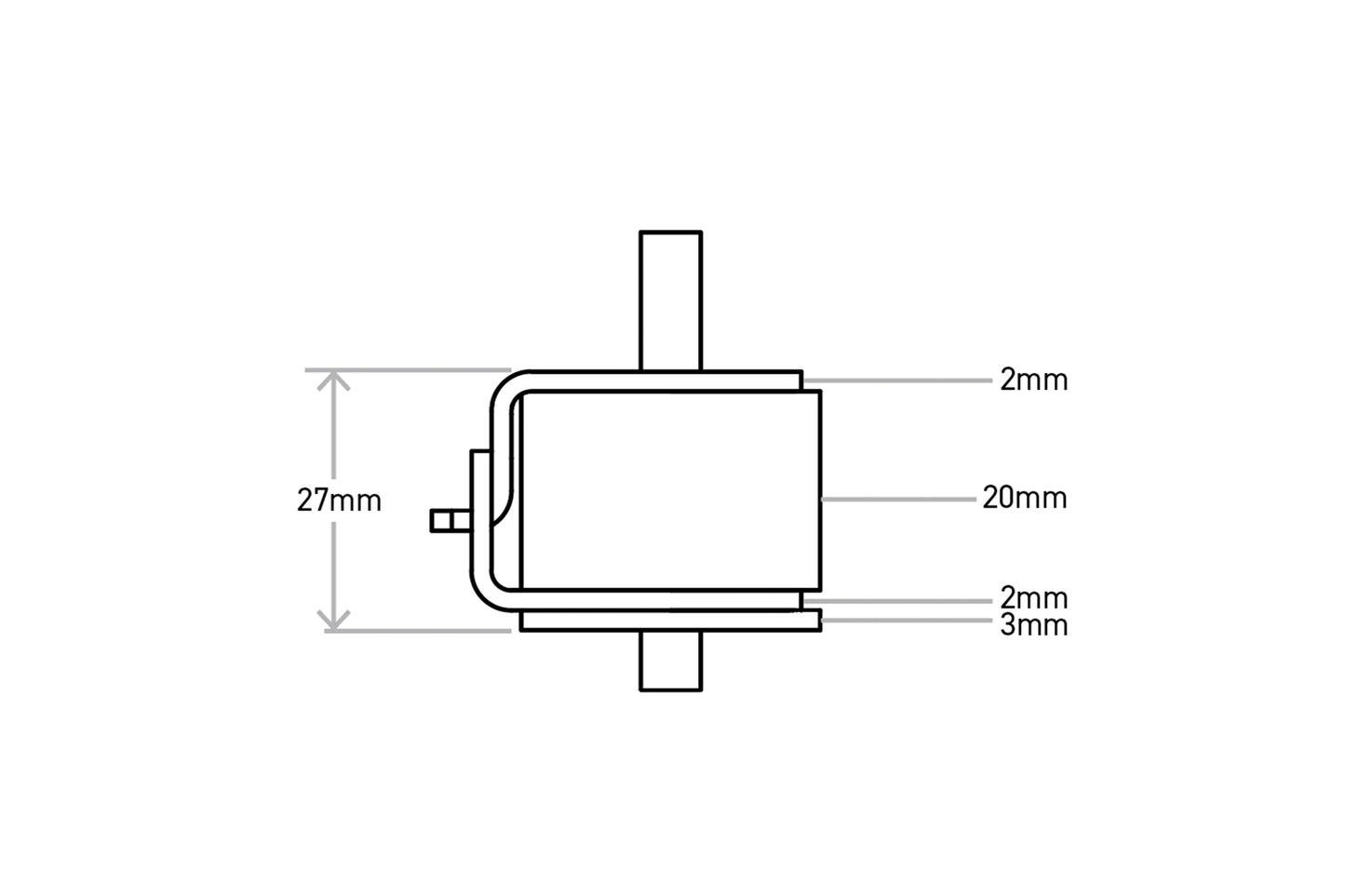 Board attachment (with stopper)